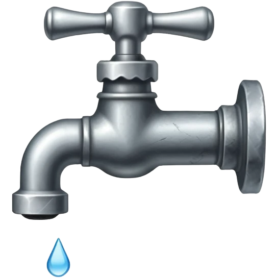 Emoji showing no water in the tap emoji