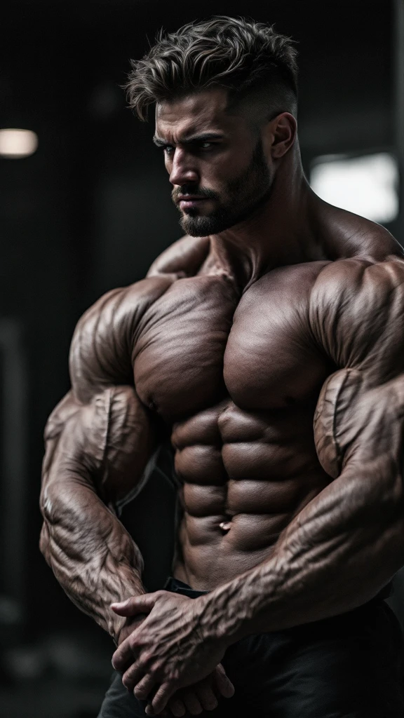 bodybuilder che dorme bene e questo gli porta tanto benessere e salute emoji