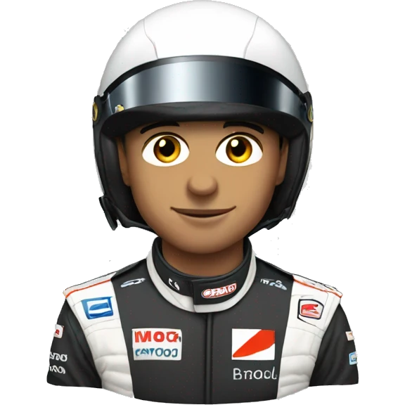 F1 car driver emoji