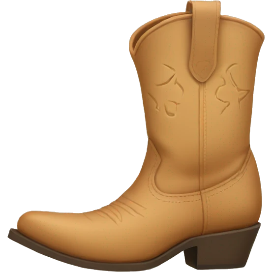 Light Tan cowboy boots emoji