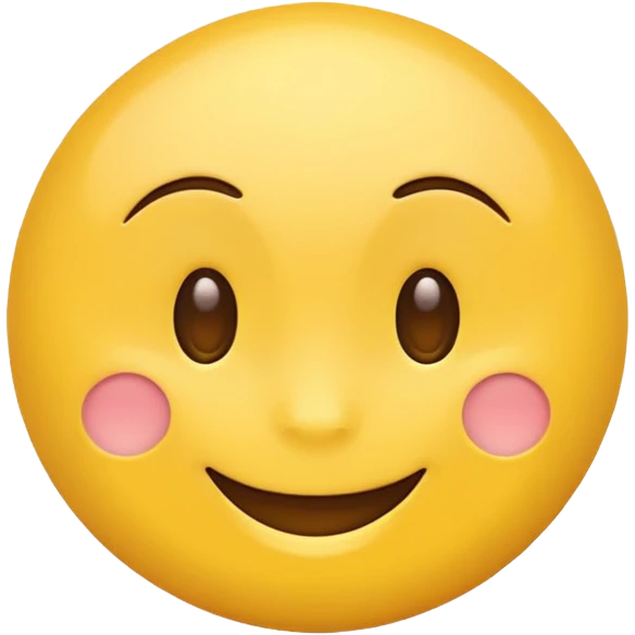 Emoji, yellow round teasing smile emoji