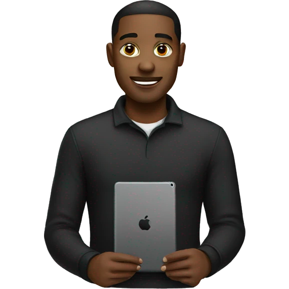 Black iPad emoji