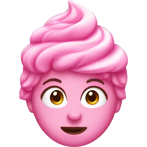 Pink sugar emoji