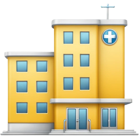 yellow hospital emoji
