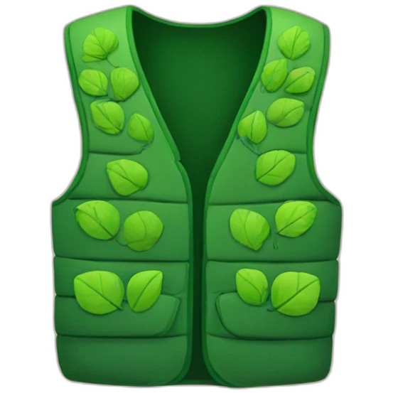 Leaf vest emoji