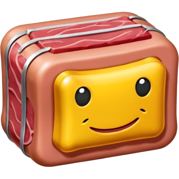  paris art city SPAM meat jeff koons style sculpture arty landscape  emoji