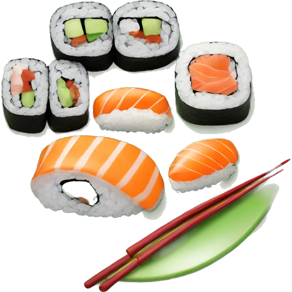 Sushi plate emoji