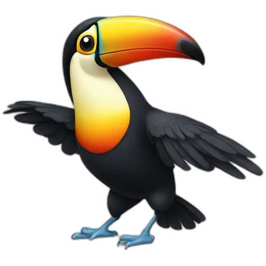 Dancing toucan emoji