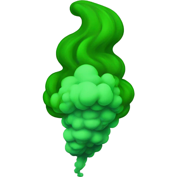 green smoke emoji