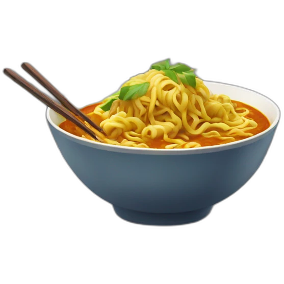 Curry noodles emoji