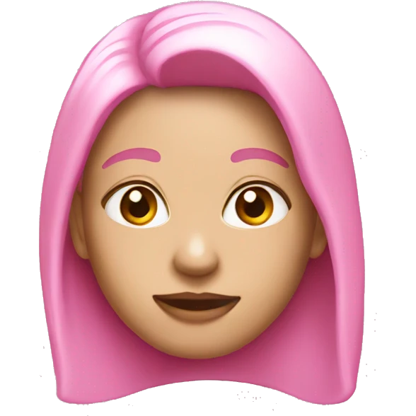 Pink  emoji