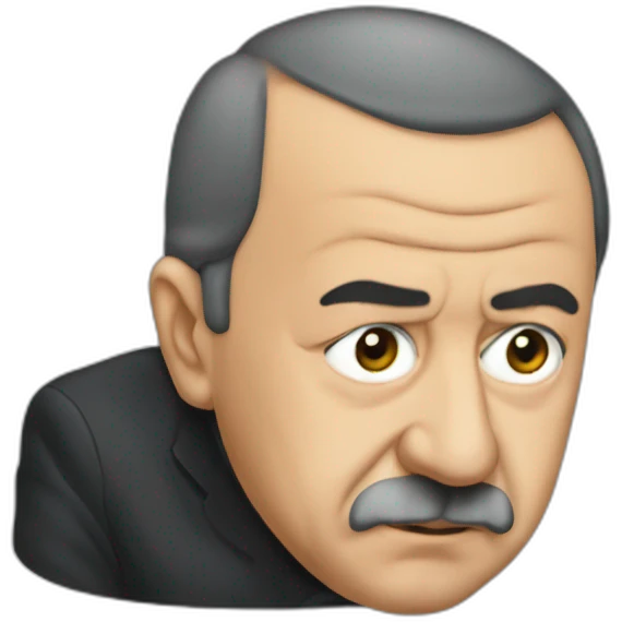 Recep Tayyip Erdoğan Sad emoji