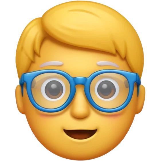 toy with glasses emoji