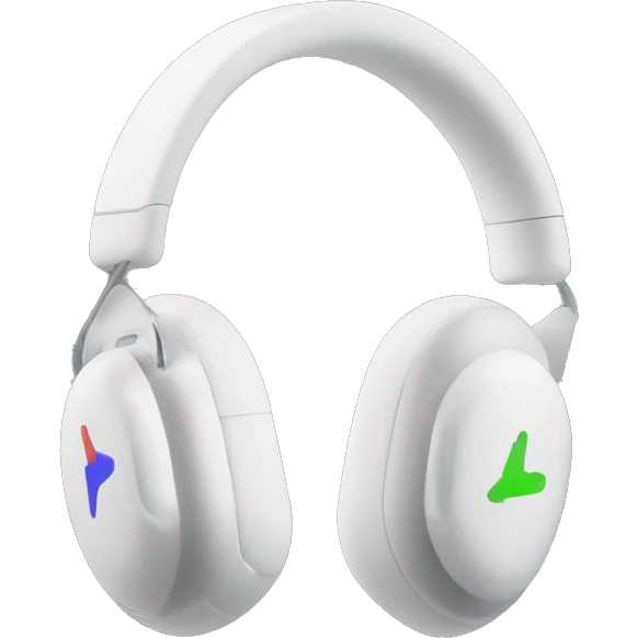 Headset AirPods Max on black background  emoji