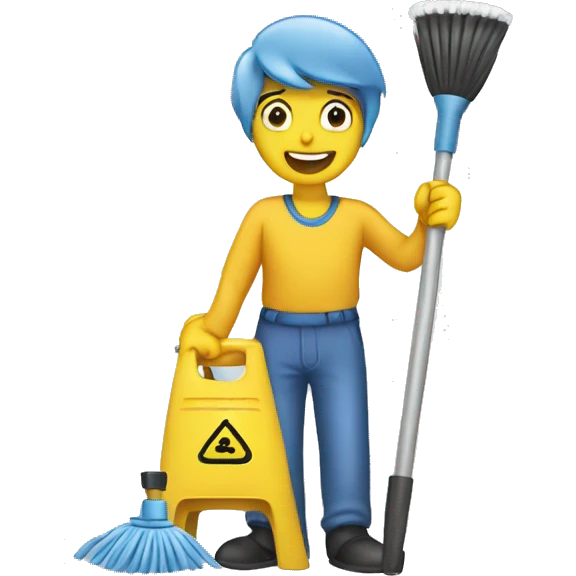 Cleaning emoji