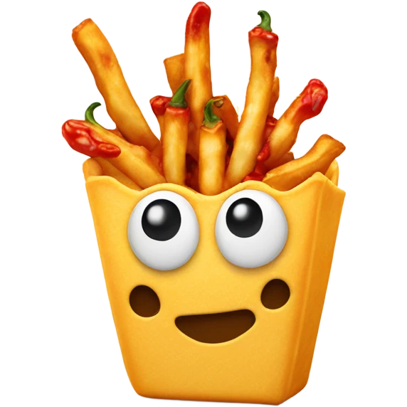 chilli cheese fries emoji