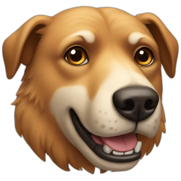 Dog-bear emoji