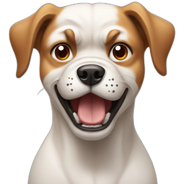 Angry dog emoji