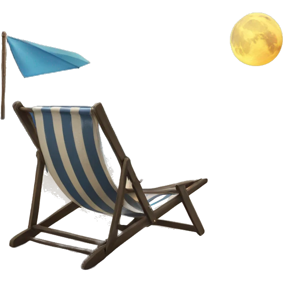 Moon and beach  emoji