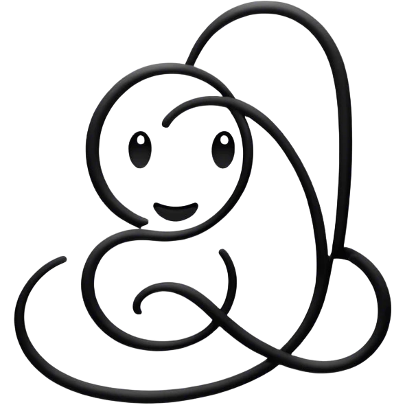 Shows over written in cursive  emoji