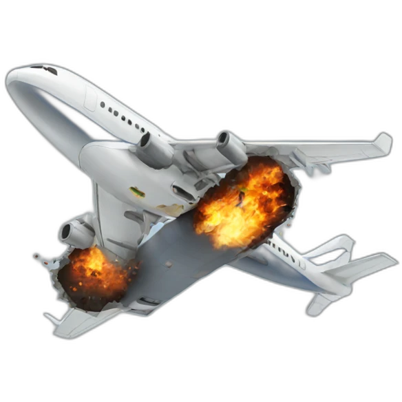 airplane crash emoji