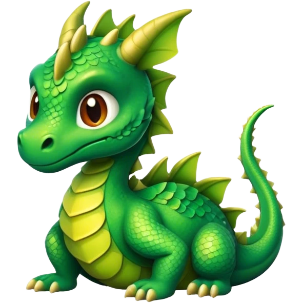 Head cute dragon emoji