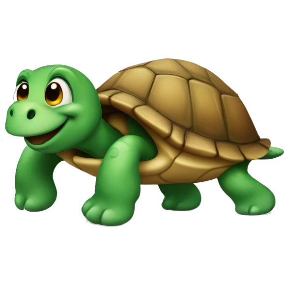 Happy turtle emoji