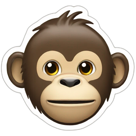 Monkey sneaker emoji