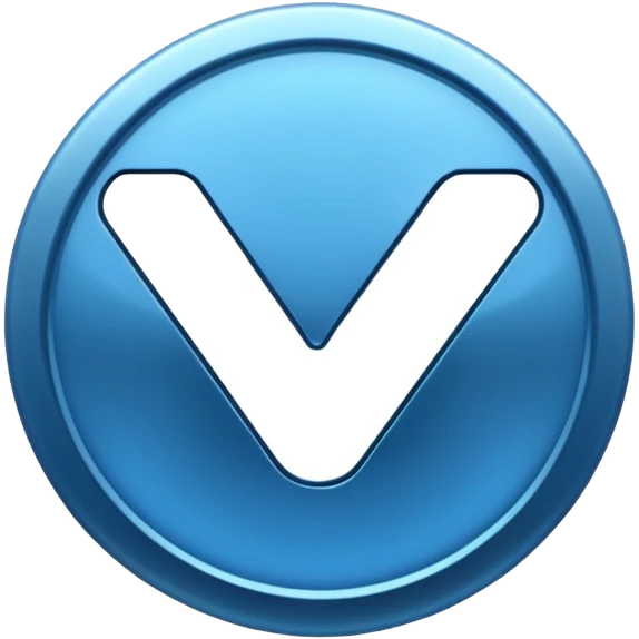 Blue verified button emoji