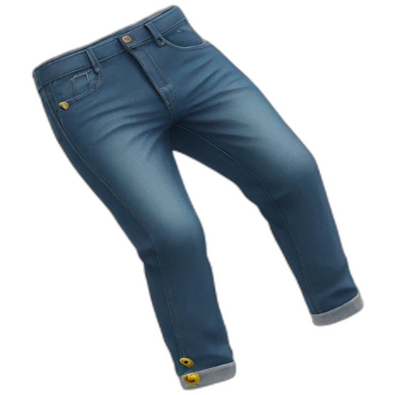 Pants falling down emoji