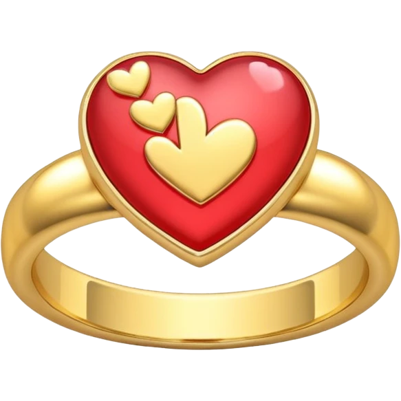 15th birthday ring con corazon emoji