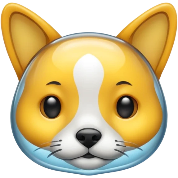 pet with glass emoji