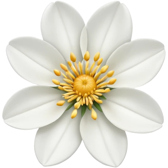 white flower emoji