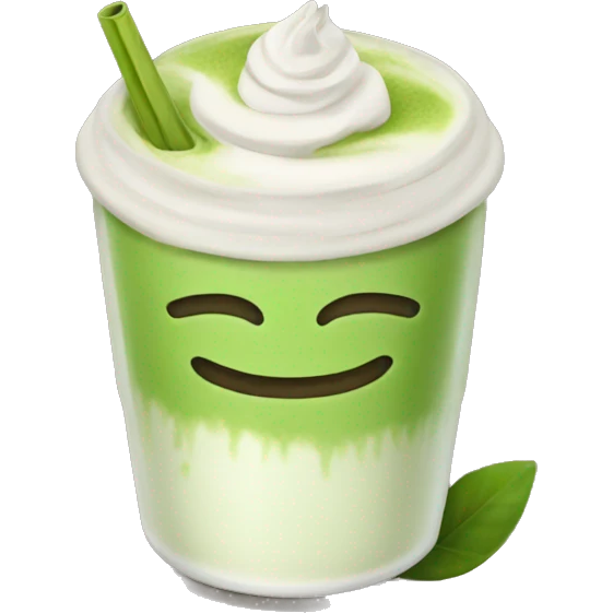Matcha latte emoji