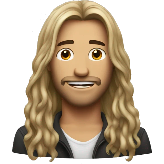 long haired guy emoji