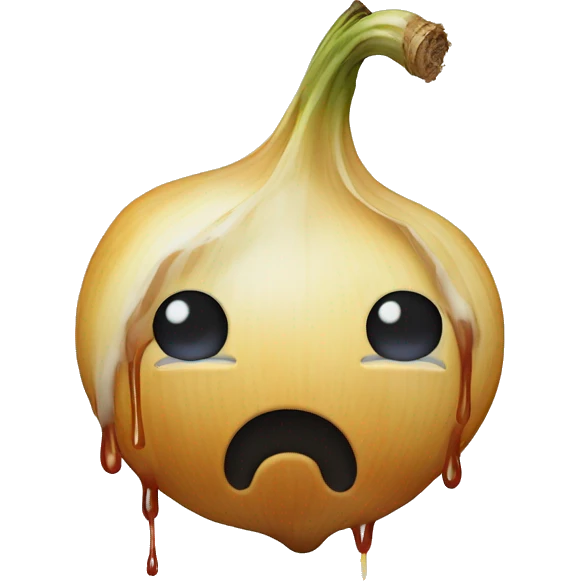 Onionring dripping emoji