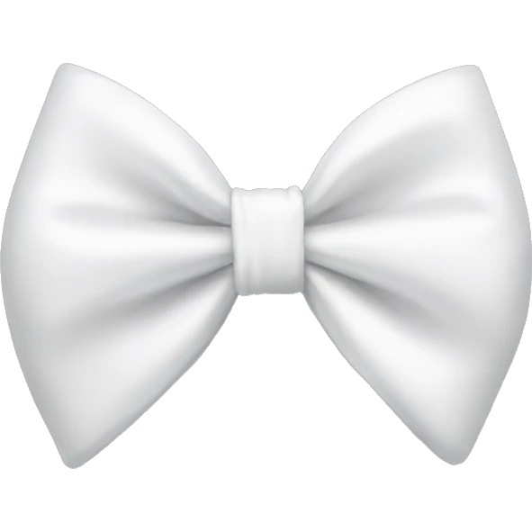 white bow emoji