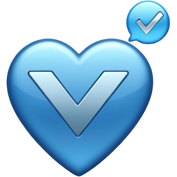 Mavi tık instagram emoji