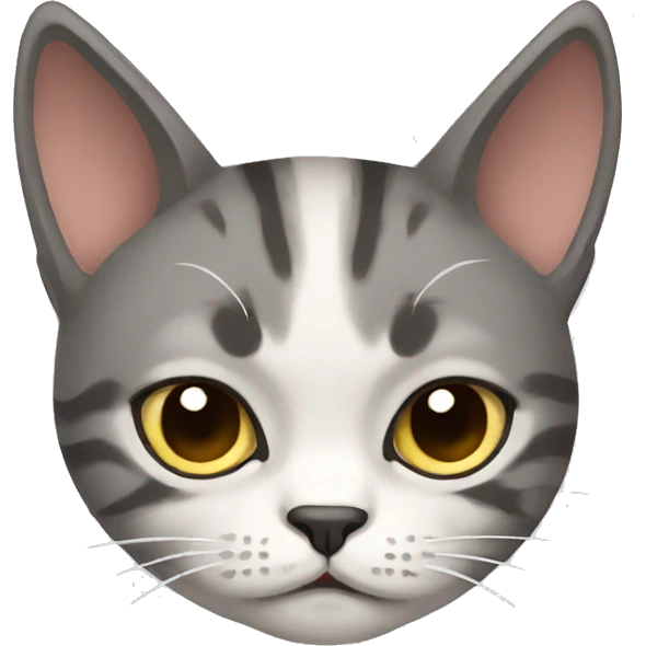 Disappointed cat emoji