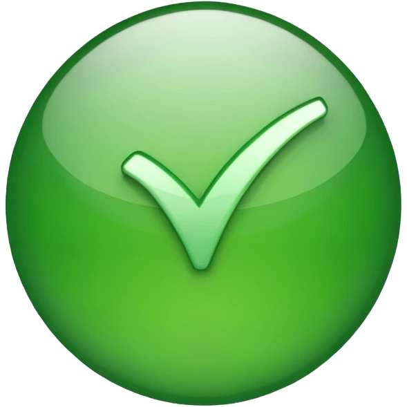 green check mark emoji