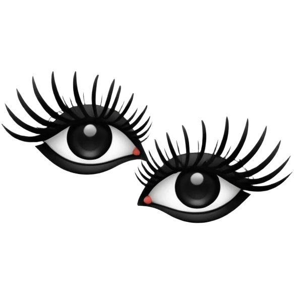 Des faux cils emoji