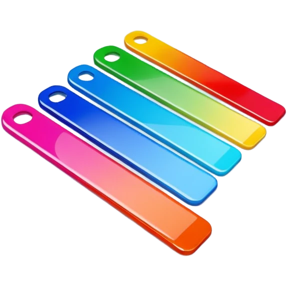 3D colour swatch emoji