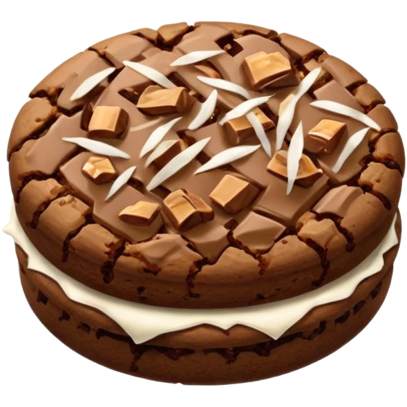 german chocolate cookie emoji