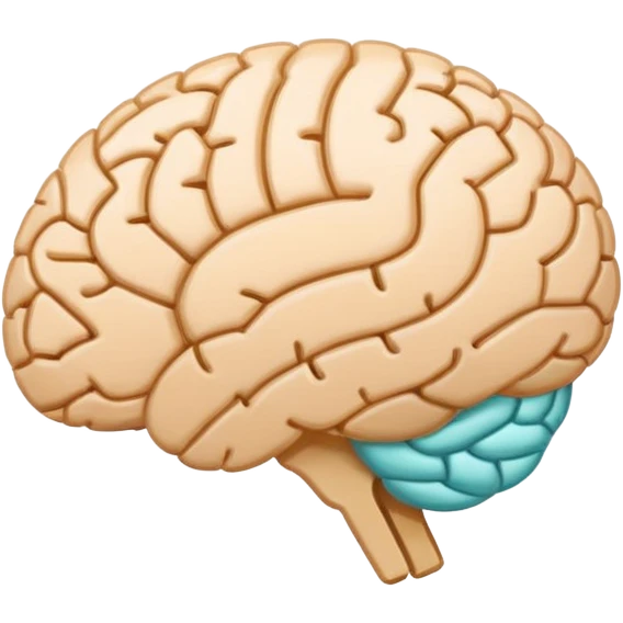 Flat emoji style, simple shapes, bold outline, minimal details, centered, white or transparent background, modern Unicode emoji look. A brain and a loading bar which is filling underneath emoji