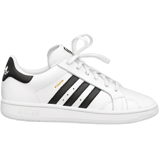 White adidas women's sneakers emoji