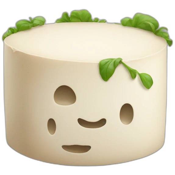 round tofu emoji
