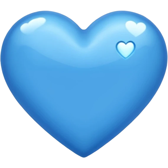 Blue heart emoji