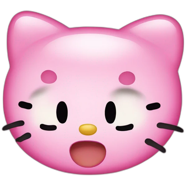 hello kitty crying emoji