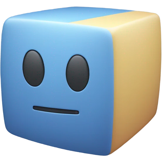 Cube emoji