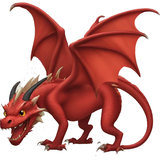 Red dragon emoji